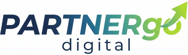 PARTNERgo digital Logo White